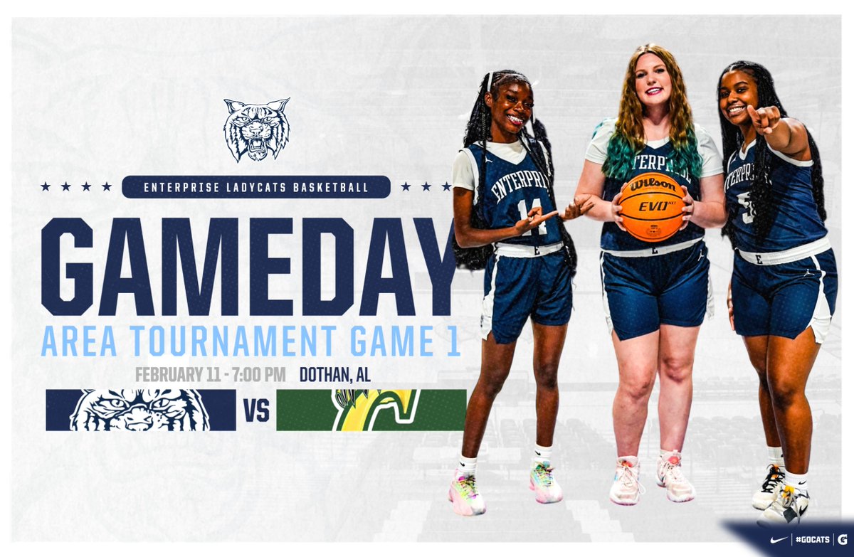 EHSWBB's tweet photo. GAMEDAY‼️🏀

AREA TOURNAMENT GAME 1️⃣

🆚 Carver
⏰ 7:00
📍 Dothan, AL

Tickets &amp; LiveStream: https://t.co/C1yrfsIuhj

| #GoCats https://t.co/44iND3UzUf
