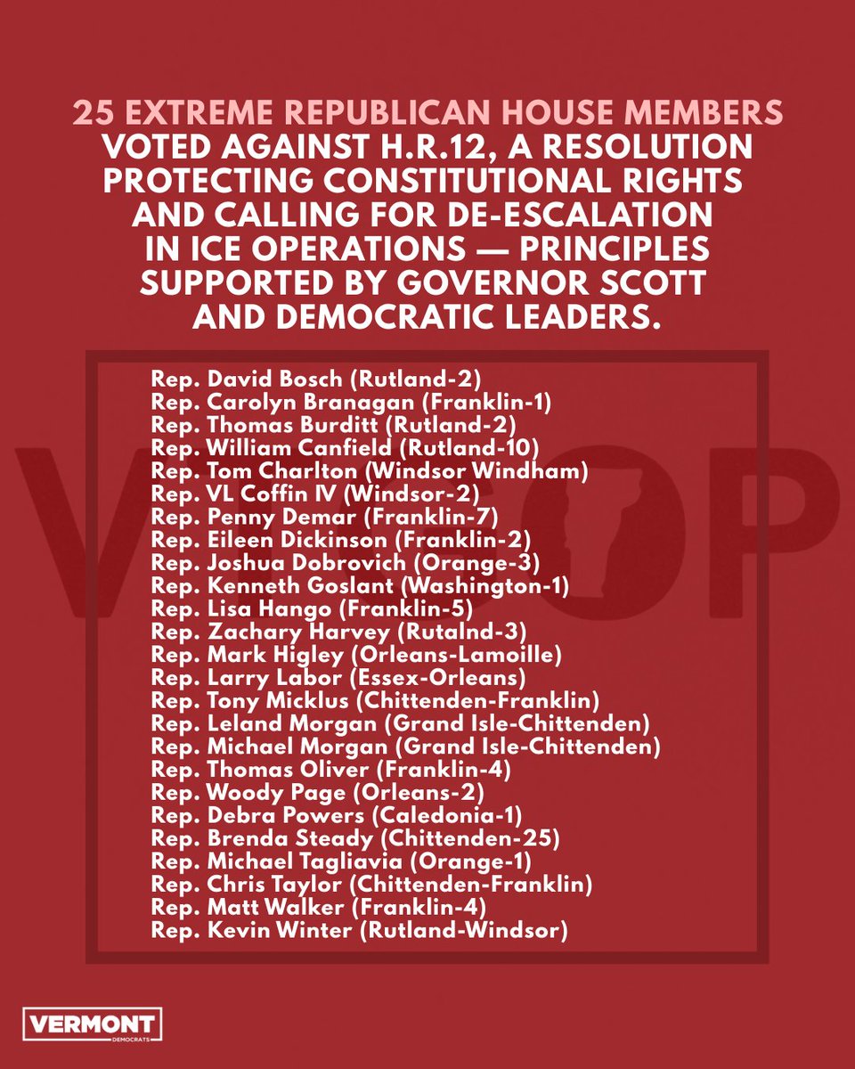 Vermont Democrats tweet media