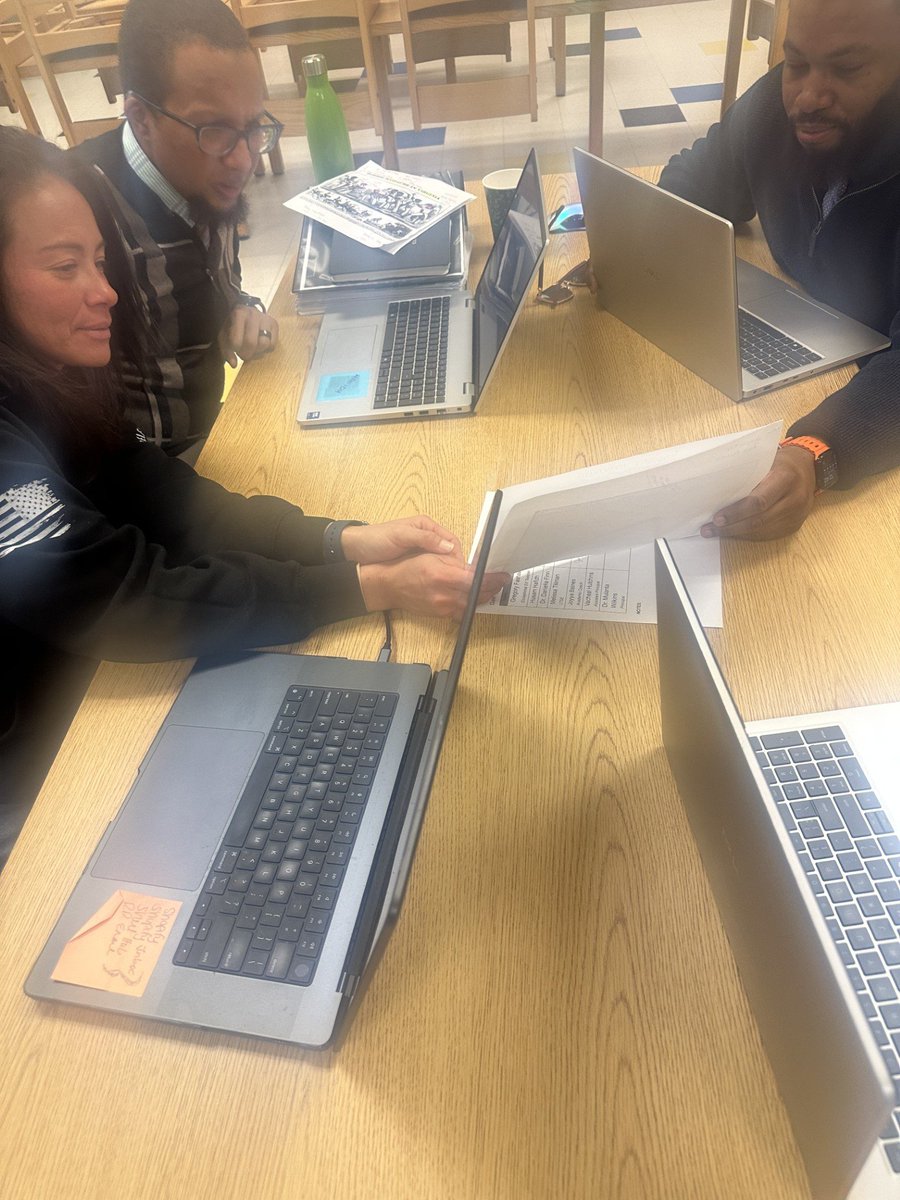 ssac_lhs's tweet photo. US History PLC putting in WORK! 💪🏾📝 We’re leveling up annotation + image analysis strategies so students can read closely, think critically, and write with stronger evidence. That’s the goal. #TeamUSH #TeacherLeaders #LHS @MCWilkinsPhD @LithoniaHigh https://t.co/JDBXAnP80M