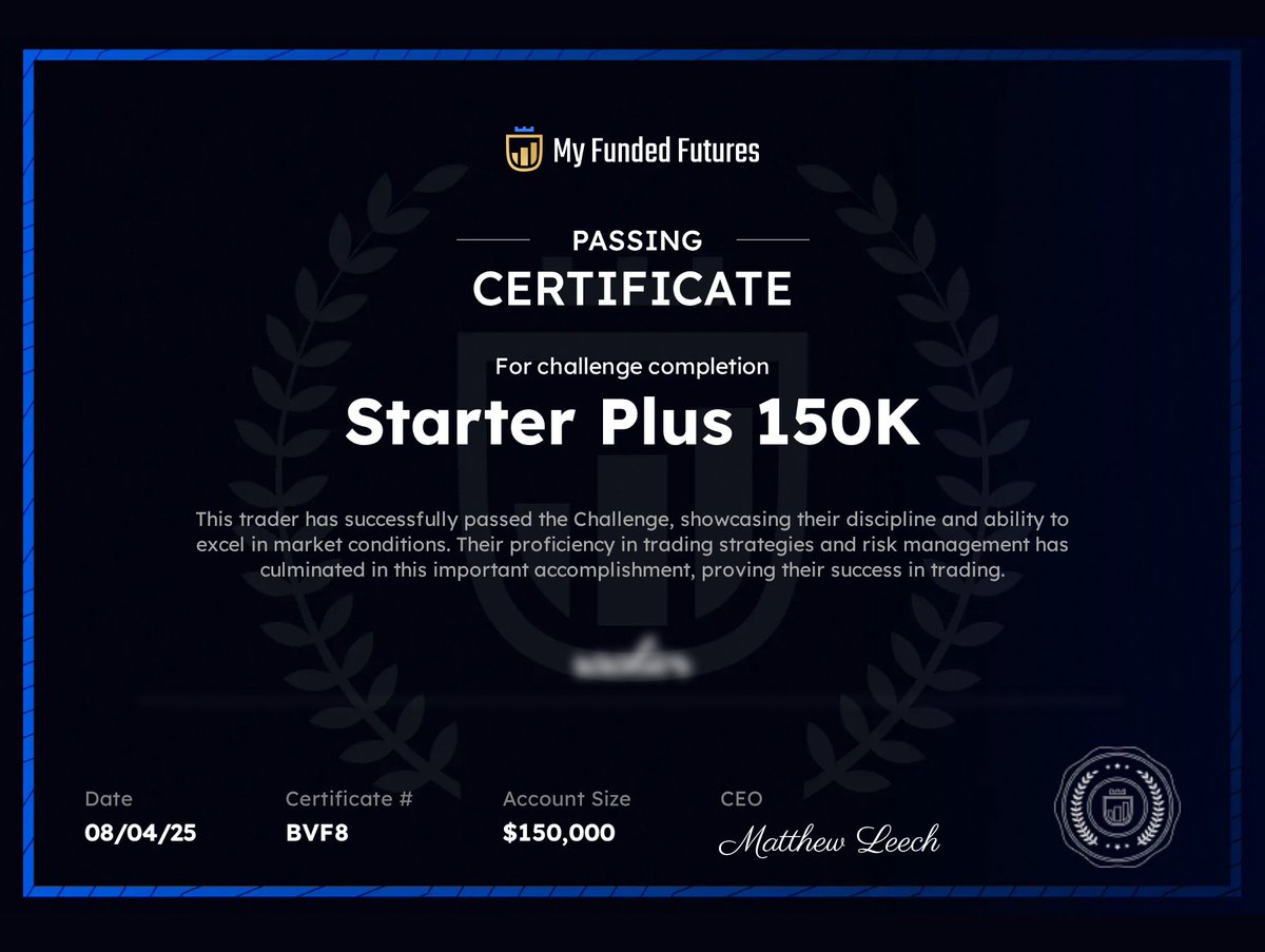 raalivr's tweet photo. Proof that I can trade.Motivation keep going.The gap between a certificate and a payout is mindset. I'm closing that gap every single day.I'm staying loyal because I know my time is coming.https://t.co/fRbnMMlyo0 @myfundedfutures @MAGNUS_FUTURES @MyFundedTV #Mindset #NoQuit #MFTV https://t.co/i9LrilhMyc