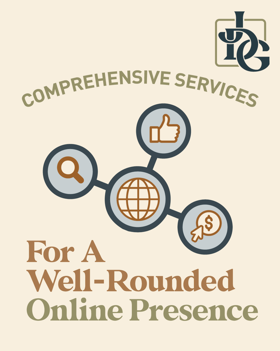 TheJustDesignGr's tweet photo. The more well-rounded your online presence is, the more potential your company has to make new connections. At the Just Design Group, we offer comprehensive services to completely support your business’s online presence.

Call or visit https://t.co/hp6MaY04KR to learn more. https://t.co/C6jBrBvNdZ