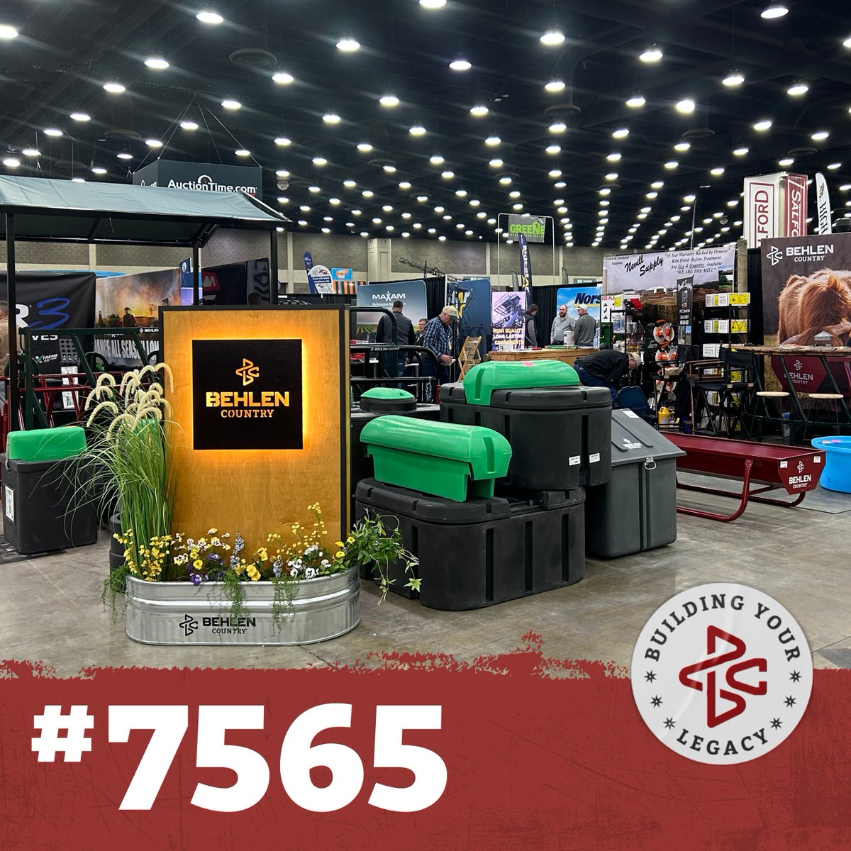 BehlenCountry's tweet photo. NFMS Louisville ✅
Behlen Country: Booth 7565 (South Wing B) — here through Feb 14.
Stop by and see what’s new. #NFMS #BuiltByBehlen https://t.co/8S46PBTD78