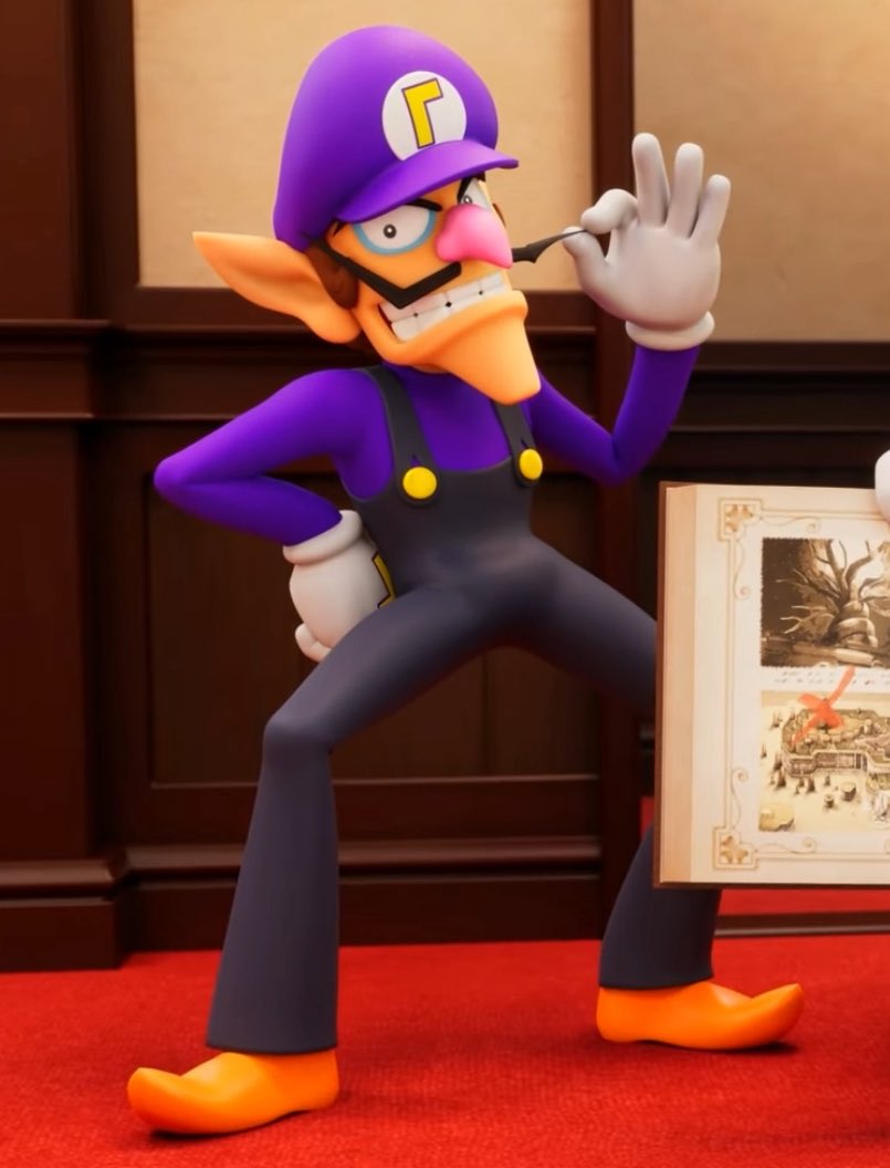 “Waluigi I’m literally dying can you please stop default render posing?”