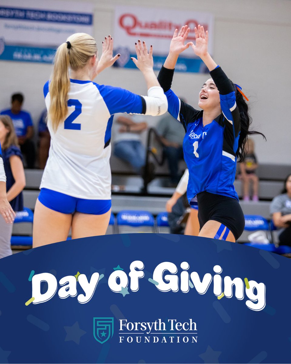 Our Athletics program has taken off this year, with major wins across basketball, volleyball, and E-sports. Your support helps student-athletes on and off the court, make a gift today! 

Give now: short.forsythtech.edu/donate

#ForsythTechGives #forsythtech #aplaceofpromise