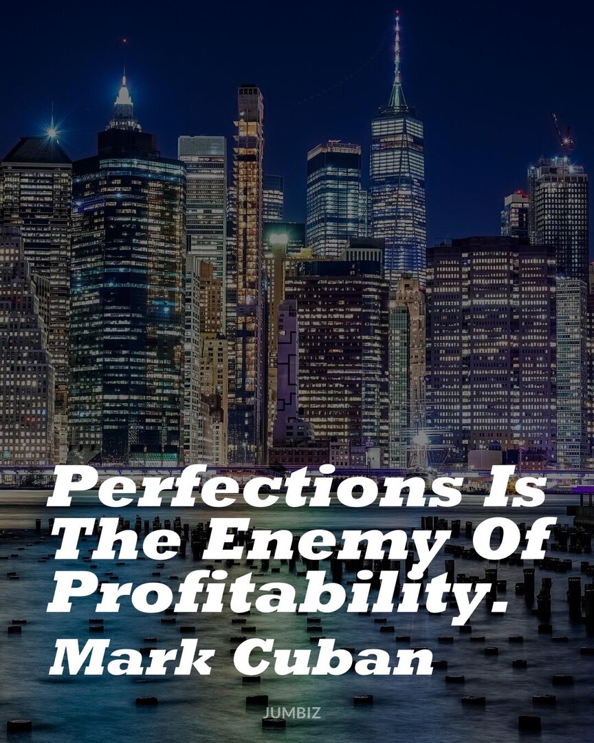 Commodoo_com's tweet photo. #PositiveQuote #DailyInspiration #MarkCuban : Perfections Is The Enemy Of Profitability. https://t.co/YS8Euu9E9a