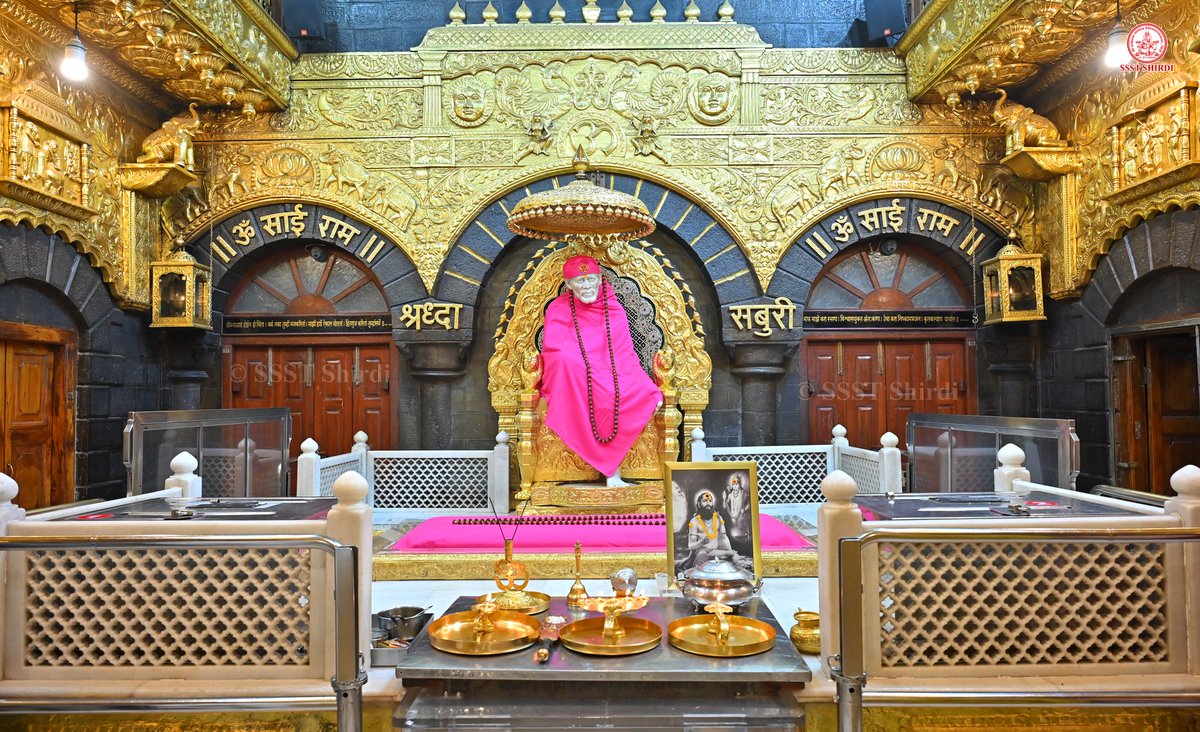 SSSTShirdi's tweet photo. *!! ॐ साई राम !!*
*श्री साईबाबा संस्थान विश्वस्त व्यवस्था,शिर्डी*
*!! ॐ Sai Ram !!*
*Shri Saibaba Sansthan Trust, Shirdi*
≈≈≈≈≈≈≈≈≈≈≈≈≈≈≈≈≈ 
*आरती :- शेजारती*
*बुधवार ११ फेब्रुवारी २०२६*  
*Aarti :-Shejarti*
*Wednesday 11 February 2026* https://t.co/puONwqpaok