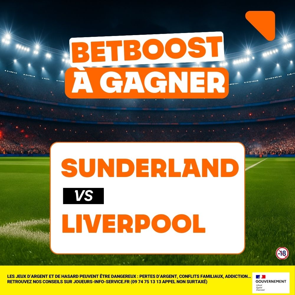 🎁Jeu concours  5 x 10€ de Betboost

Quelle est la dernière équipe à avoir gagné à Sunderland, toutes compétitions confondues ? 🤔

👇 Réponds en comm' et like pour participer au TAS 
⏳20h30

#FreeBet