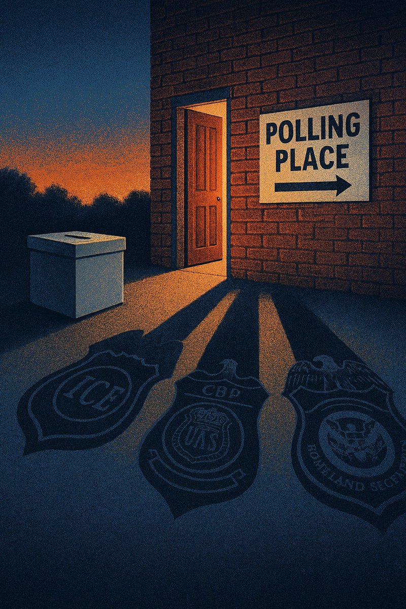 Deliciosonew's tweet photo. Trump allies are shaping the 2026 narrative now: If they don’t control the system, the election is “illegitimate.” That includes federal‑takeover rhetoric and even talk of ICE at polling places. This isn’t noise. It’s a strategy.
https://t.co/nWYko3hvoc https://t.co/AuvhVRBdVV