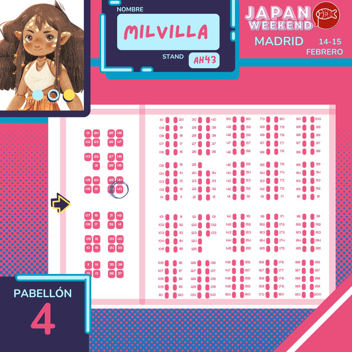 ¡Nos vemos en la <a href="/Japan_Weekend/">Japan Weekend</a> este finde!
Pabellón 4, AH 43.
Llevaré mis libros nuevos ¡y muuuuuuchas cositas más!