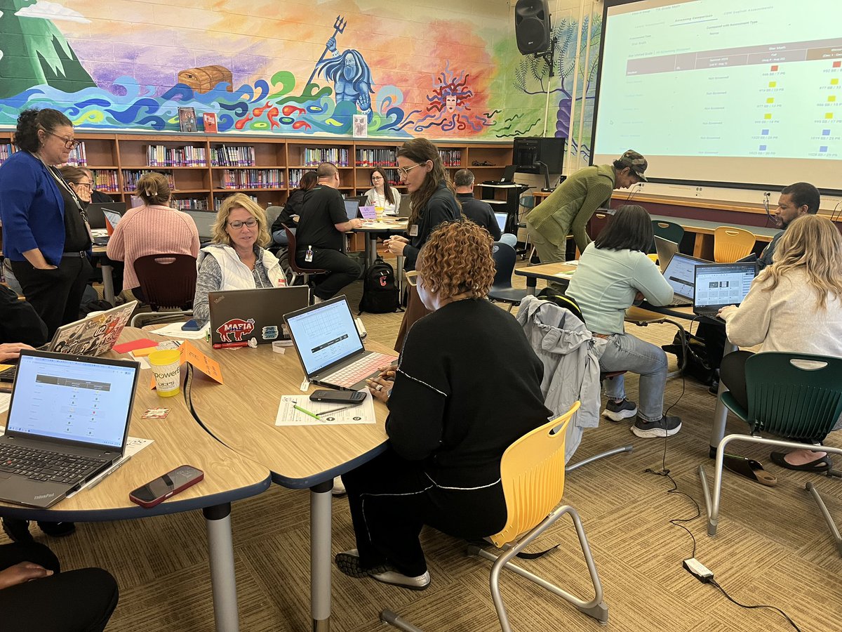 AshleaMoon95181's tweet photo. Seeing some excellent math conversations with MS math teachers, UCPS curriculum facilitators, and Renaissance Math! @AGHoulihan @RimmerEdTech @loripeyton @RenLearnUS https://t.co/3FVHoDrtIm
