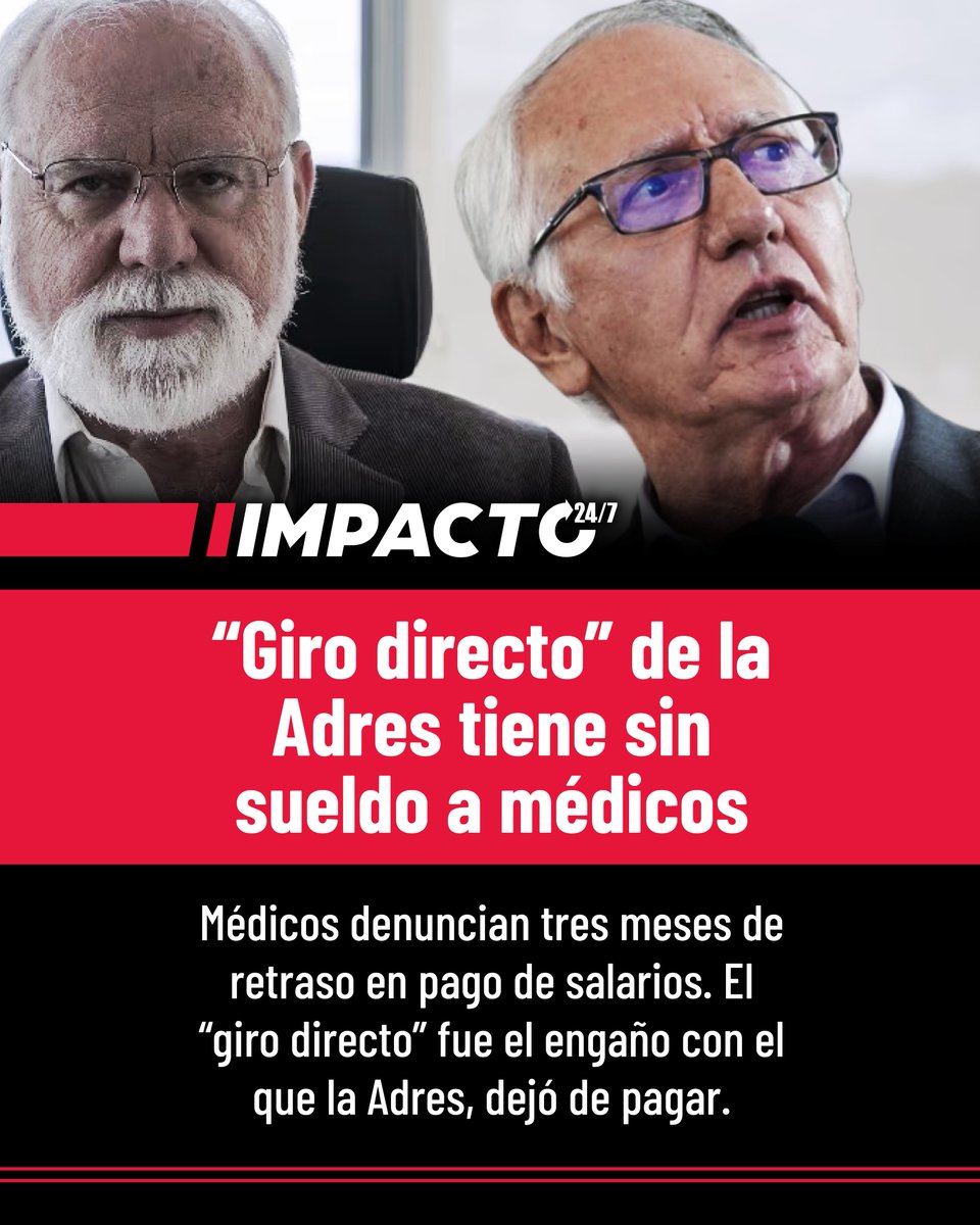🚨🇨🇴 ADRES MALA PAGA | El director de la Adres, Félix Martínez, se lava las manos por los ya 3 meses de retraso en el pago de salarios para médicos y funcionarios del sector de la salud. El famoso "giro directo" del petrismo a clínicas y hospitales ha sido una estrategia dentro