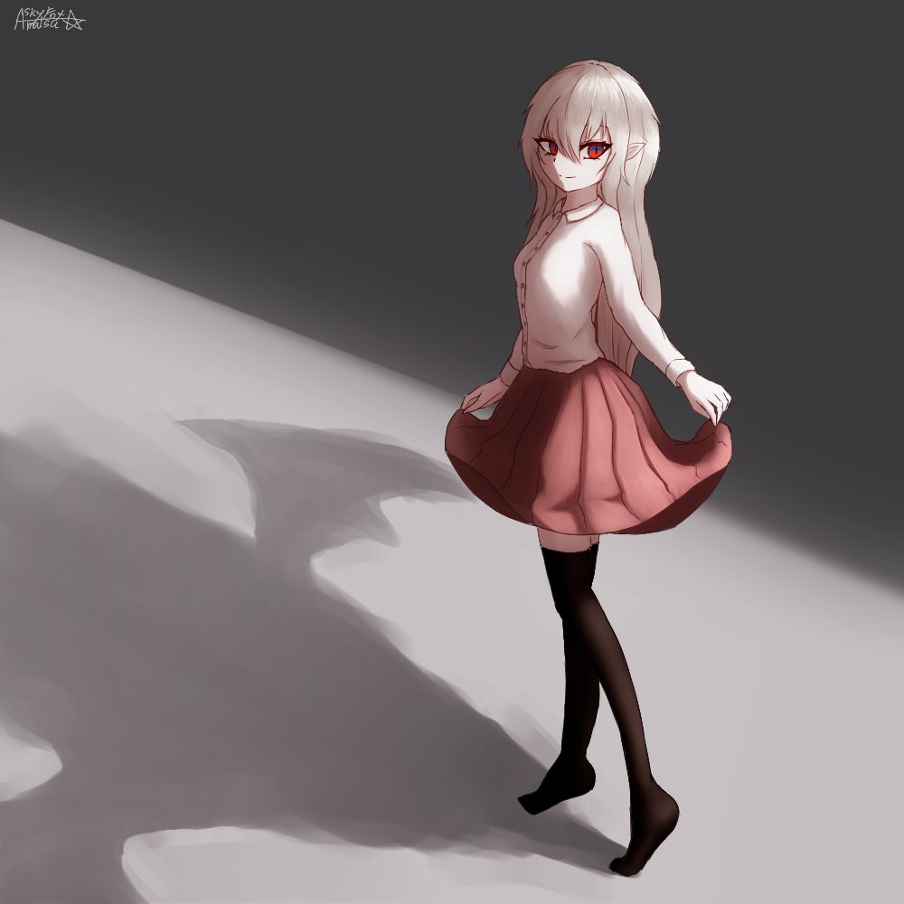 ニーハイの日(超遅刻)【吸血鬼】