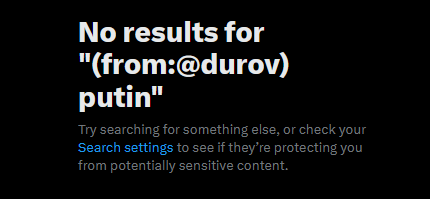 Pavel <a href="/durov/">Pavel Durov</a>, CEO of Telegram, finally criticized Russia for restricting access to Telegram.

But there’s a nuance. Unlike European leaders, whom Pavel names and shames constantly, he blames the country rather than Putin.

In fact, he has never mentioned Putin on X.