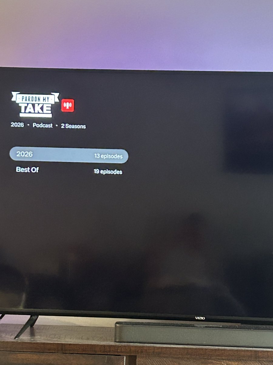 theFickster's tweet photo. @ABurster @PFTCommenter @PardonMyTake @ryenarussillo Bills are paid buddy. You have to go to Mondays episode and hit play next. It’s not available in the episode catalogue. It’s episode 14 btw https://t.co/aa9pZmBdwr