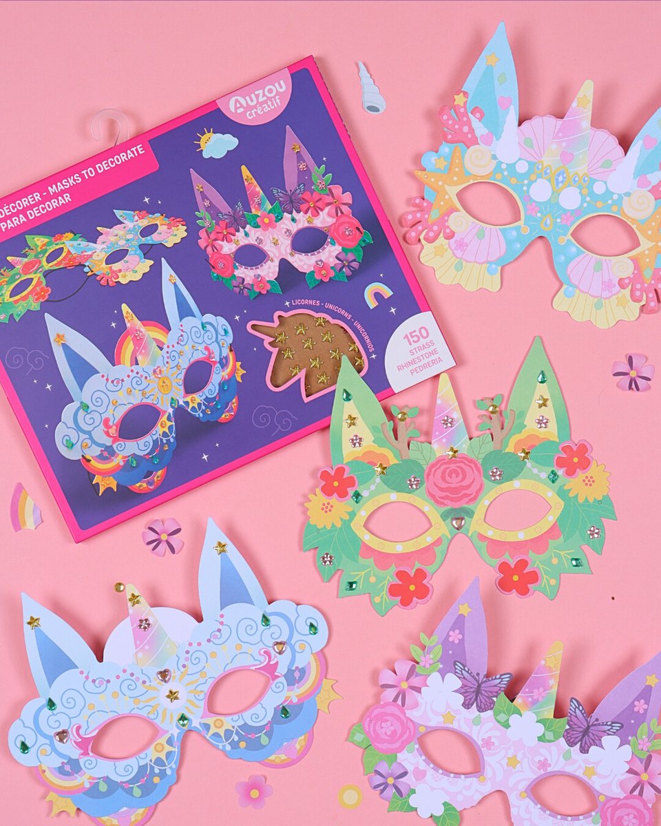 🎭 #Mercredi = Jour des enfants... et si on préparait le #carnaval ? ✨
Licorne, chat kawaii, panda ou encore dinosaures... on a tous ce qu'il vous faut pour un déguisement qui en jette ! 🦄🐼🦖 👉 bit.ly/4adBo16

#Masque #Enfant #ActiviteEnfant