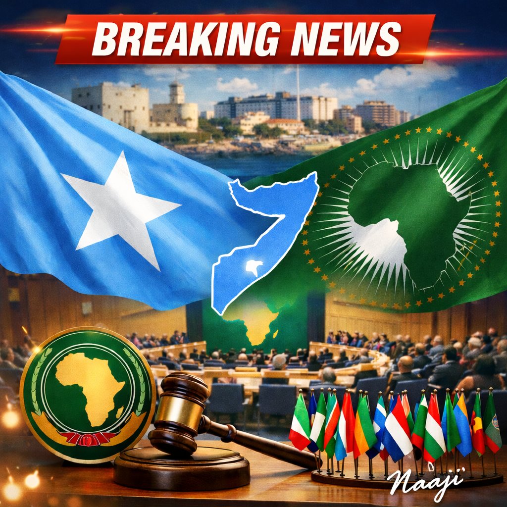 EngNaaji's tweet photo. BREAKING NEWS: DIPLOMATIC VICTORY FOR #SOMALIA

Somalia has secured a seat on the African Union Peace and Security Council (#AUPSC) after winning 46 votes in the latest election.

The victory comes at a time when Somalia is already serving as a member of the United Nations Security Council (#UNSC), placing the country in a strong strategic position within two of the most influential bodies responsible for peace and security in #Africa and globally.

This development is widely viewed as a significant diplomatic milestone, reflecting Somalia’s growing international standing and the increasing confidence African nations have in Somalia’s #governance and state-building progress.