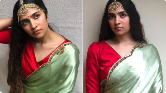 ThanmawiiZ's tweet photo. 👑 #RukminiVasanth slaying the QUEEN vibes in a saree! 💃✨ Get ready for her next blockbuster #ToxicTheMovie — coming soon! 🎬🔥 #SareeGoals #QueenMode #Assam #ChenZheyuan #quanttrading https://t.co/iSpjEGlAMi