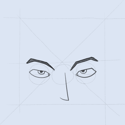 SweetGab_'s tweet photo. Two eyes, two eyebrows, and one nose. #art #digitalart #drawing #learntodrawin30days https://t.co/jR0nRWnspe