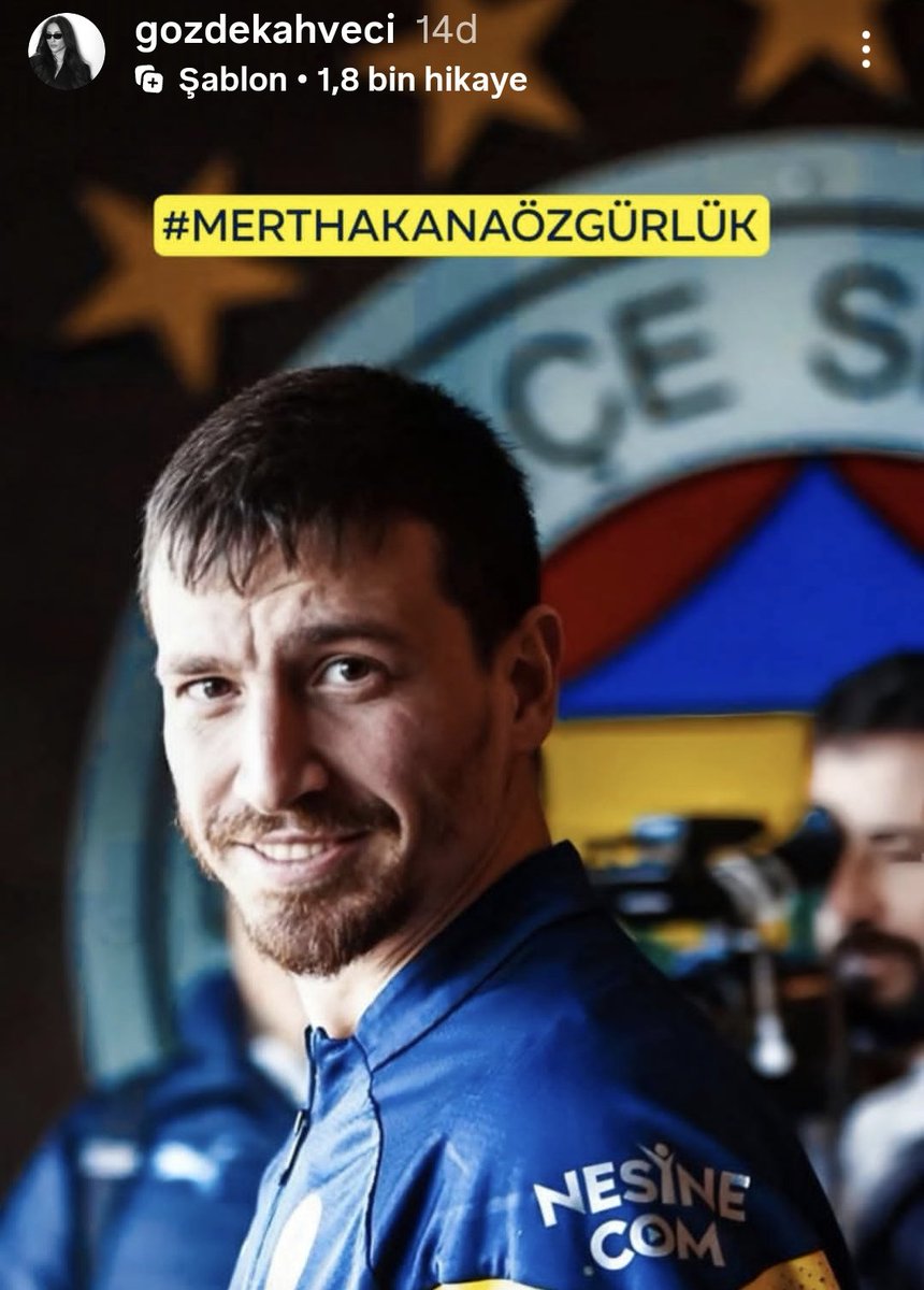 Gözde Kahveci'nin Paylaşımı.

#MertHakanaÖzgürlük