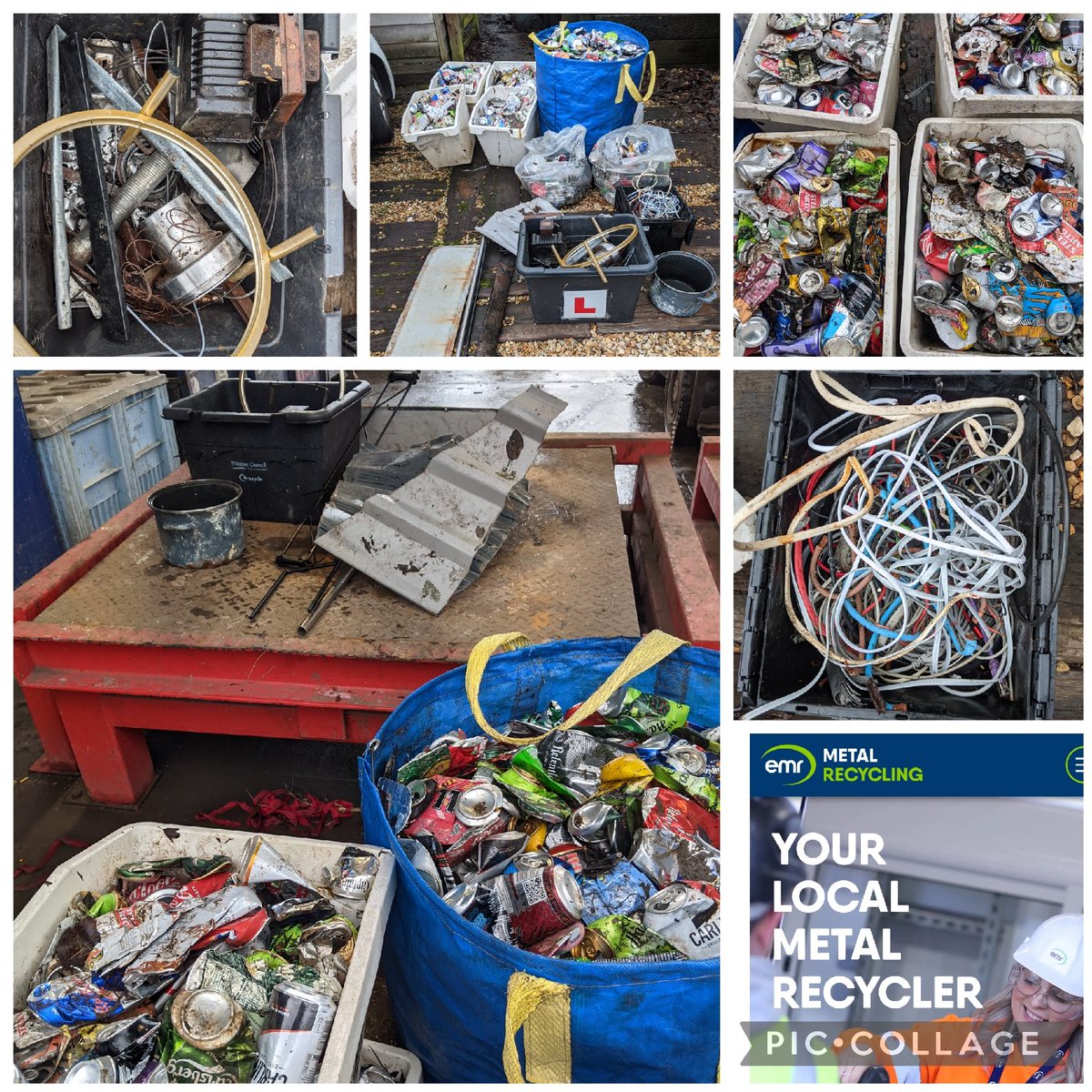 EricTorrington's tweet photo. Metal recycle run today to EMR #Sharpness followed by a #B4066 #litter pick with 316 items in <100m. 31 bottles of 16.7% #rum based @drinkwhagwan thrown along the hedge. It may take you to headonism paradise😵💫😵💫😵💫 but I wish they'd take the empties back 🤔 #habitual #litterer https://t.co/MKoBOkgFBj