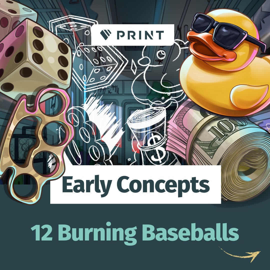 PrintStudiosLtd's tweet photo. ⚾🔥 Before #12BurningBaseballs hit the reels, it was just sketches, doodles, and big ideas.
From rough concepts to stacked Baseballs and blazing bonuses, the reels were built to bring the streets to life. 🧢💥
#PrintStudios #SlotDesign #BehindTheScenes #Art https://t.co/wNkIj0PJNx