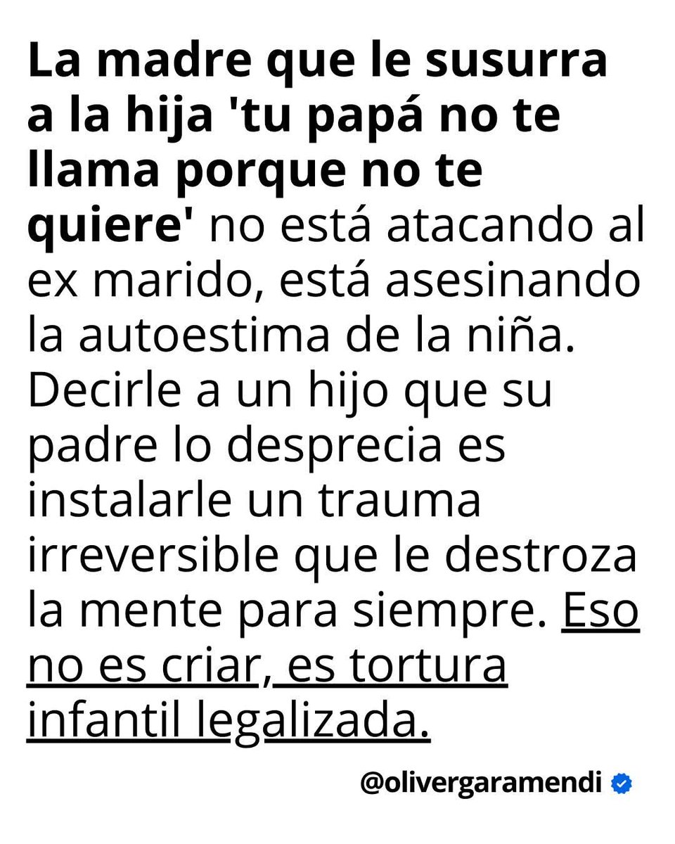 La manipulación infantil es maltrato y deberia estar duramente penado por la ley. La pueden ejercer ambos padres, pero fundamentalmente lo hacen quienes detentan la tenencia. El feminismo radical se opone a su existencia, sin sustento de ningún tipo.
