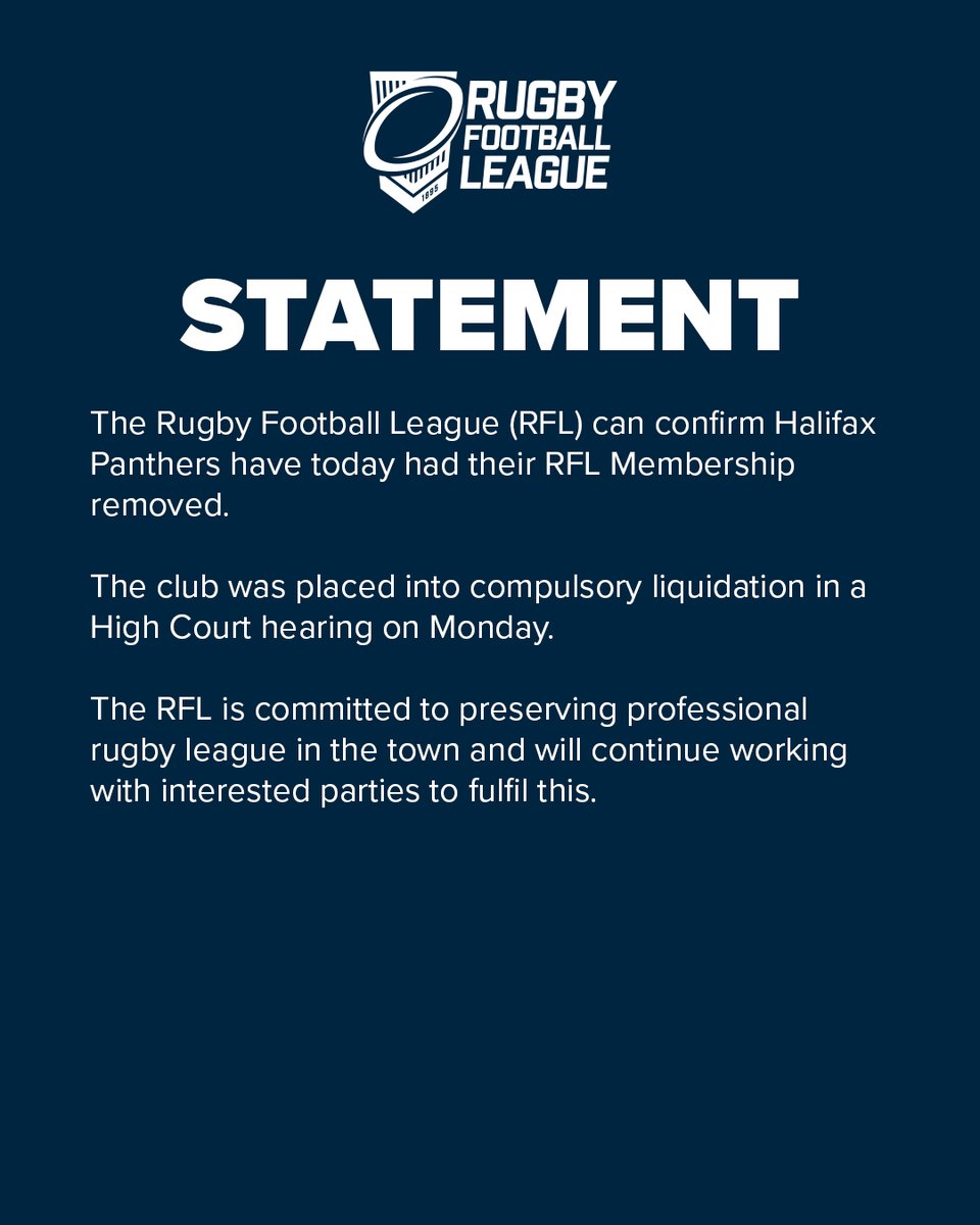 Rugby Football League tweet media
