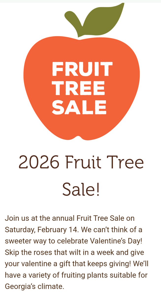 GrowFreeFood's tweet photo. #Atlanta #FoodBank fruits tree sale https://t.co/Ya1uDMM6c9