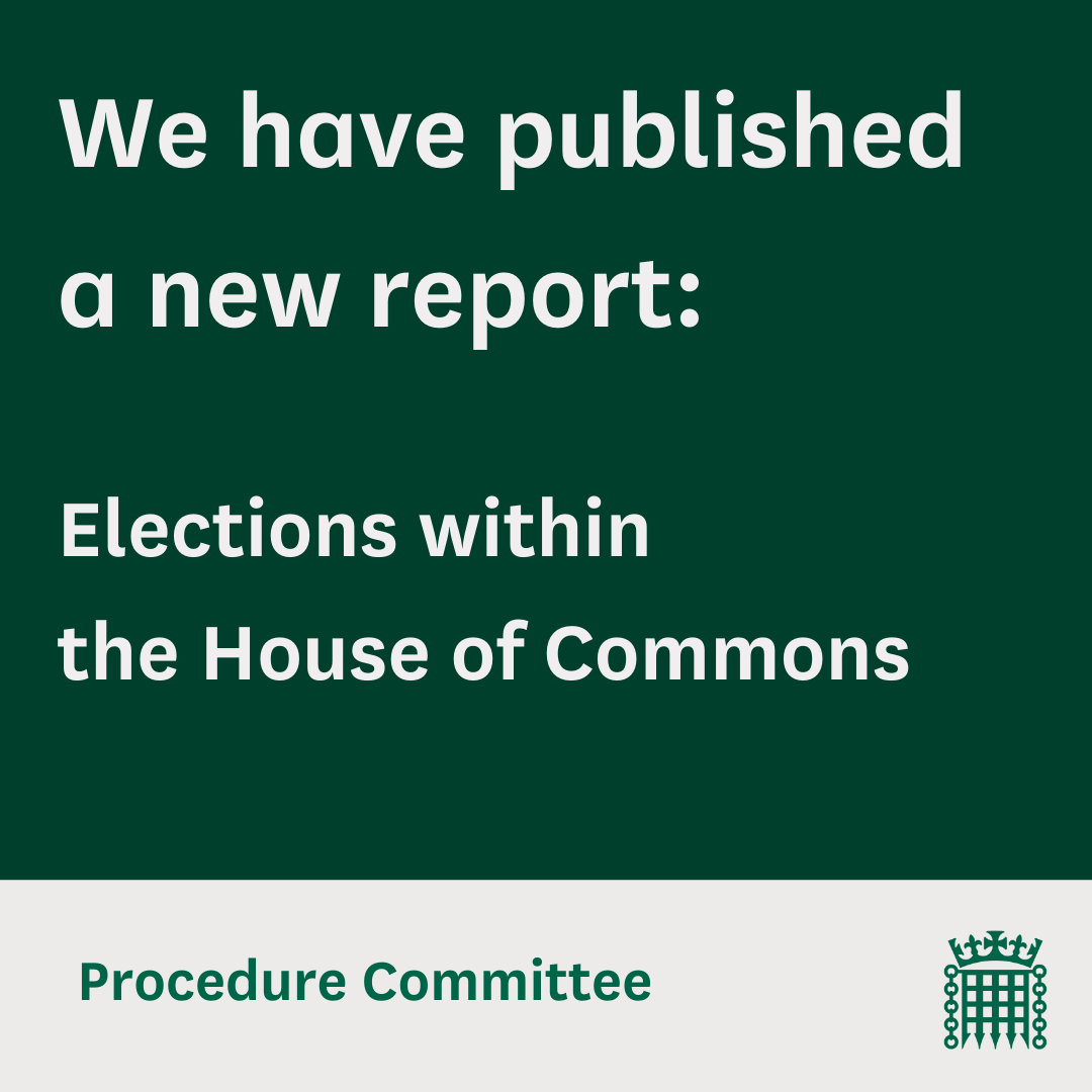 Procedure Committee tweet media