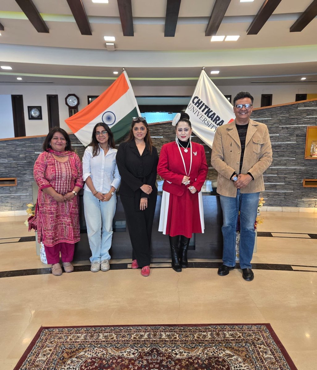 Honoured to meet Dr. Niyati Chitkara, VP of Chitkara International School — visionary leadership in action.

Exciting collaboration ahead with Youth Global HQ &amp; Chitkara University for media education. 🚀

#FutureReady #EducationInnovation