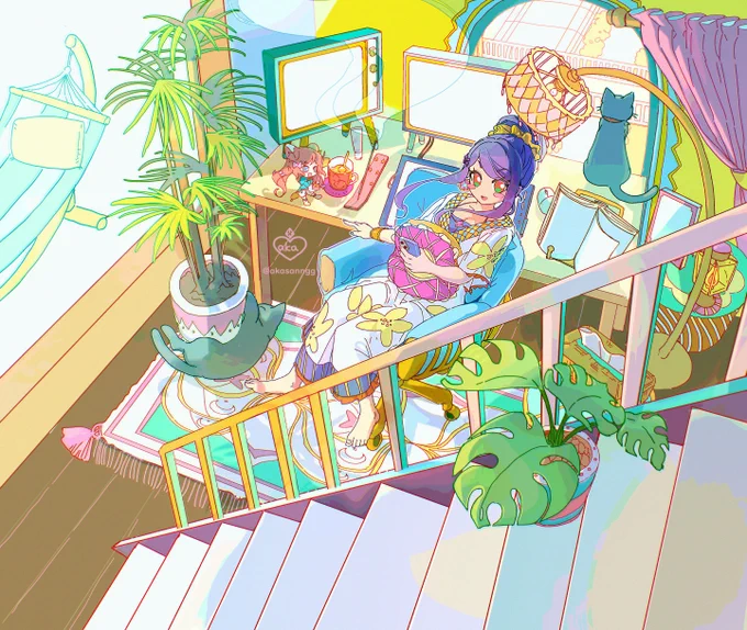 #私はこういう絵を描いています