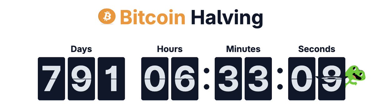 The good news is the next halving is only 791 days away
