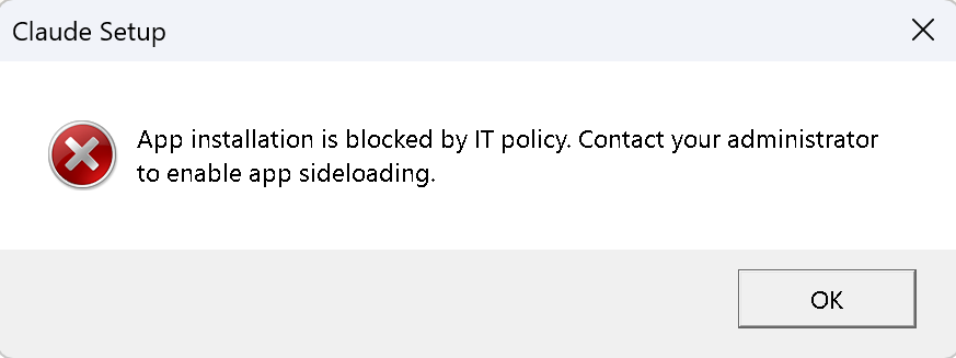 idljpx's tweet photo. WindowsでもClauedeのCoworkを利用できるようになったけどエラー。

最新版をhttps://t.co/ajJXQJMigDからDL→SETUPでエラー→システム詳細設定で開発者モードをON→最新版セットアップを完了→起ち上げてCoworkに切り替え→セットアップが完了すると利用できるようになりました！
#cowork #Claude https://t.co/V0moad4Of2