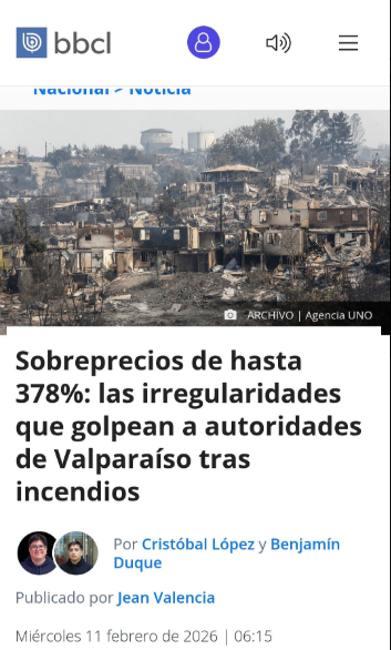 Este gobierno dejó sin casas a los damnificados de Viña, se robó la plata, hubo sobreprecios, mal uso de los recursos, hay gente sin casas por mas de 2 años, ahora están los damnificados del sur aun sin casas,pero quieren mandar ayuda a la dictadura de Cuba. Váyanse a la conch...