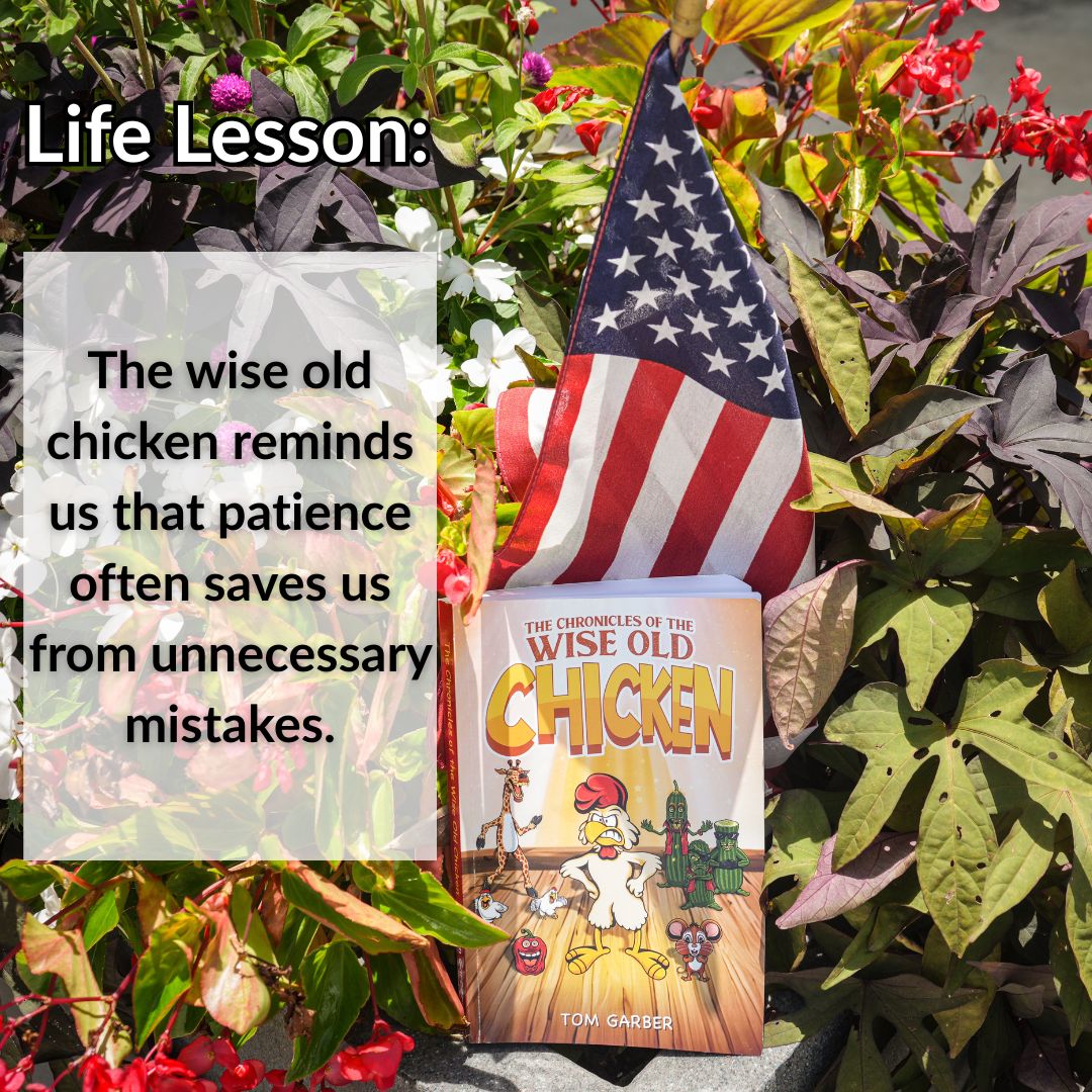 tomgarberauthor's tweet photo. The wise old chicken reminds us that patience often saves us from unnecessary mistakes.

Sometimes, wisdom isn’t rushing ahead; it’s knowing when to wait.

Grab a copy and learn something new today at https://t.co/hrBgRrX7OO

#chroniclesofthewiseoldchicken #wiseoldchicken #author https://t.co/h2R61pheWF