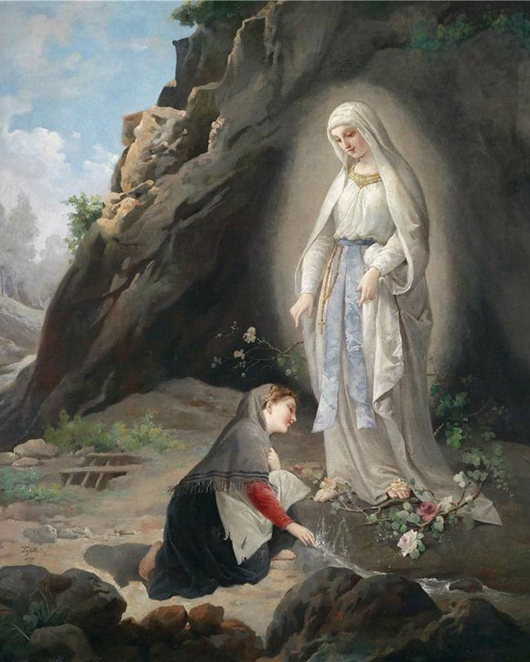 Today is the feast of Our Lady of Lourdes. If you don’t know the story, Mary appeared there in 1858 to a peasant girl named Bernadette. 

It’s worth noting that, in most apparitions, Mary appears to “nobodys.” Maybe that’s because the world would have seen as one when she was a