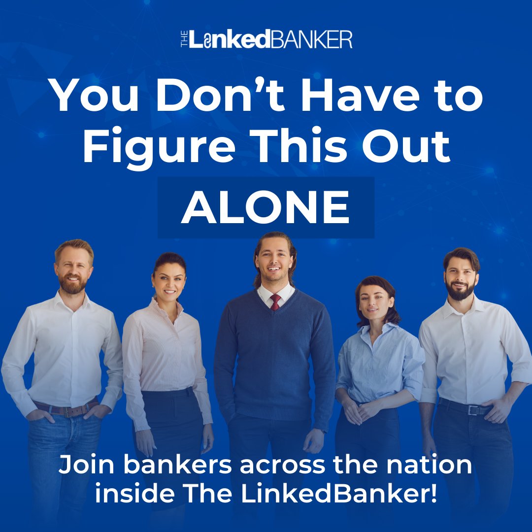 Banking’s changing fast. Tech, trust, leadership — it’s a lot to keep up with. That’s why I built The LinkedBanker — a place for bankers to connect, share, and grow in the digital age. If you’re ready for support from people who get it, join us inside. 🔗 TheLinkedBanker.com/Join