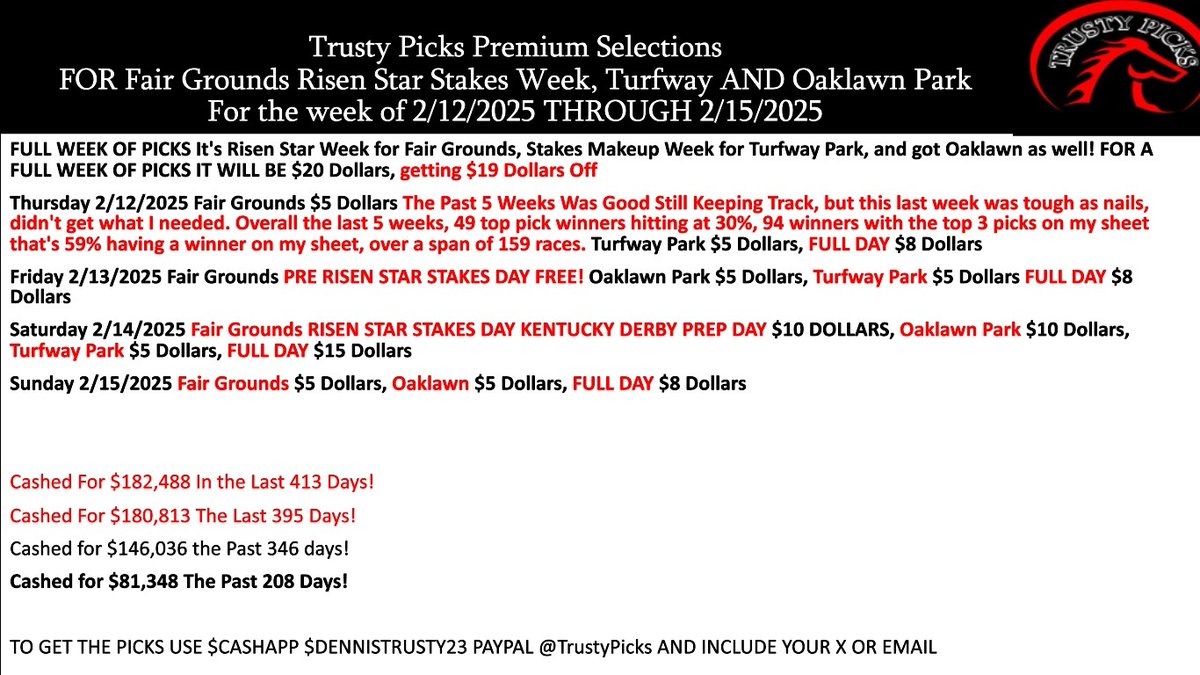 Trusty_Picks (aka Dennis Trusty) tweet media