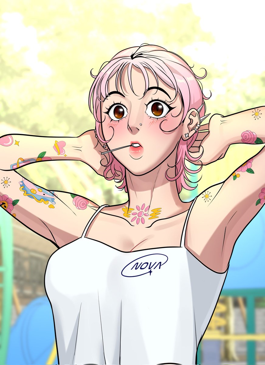 qushung's tweet photo. It's Dasommmm ♥️🌺🌺🌻

#manhwa #webtoon #manga #anime #conceptart https://t.co/7p46SuFYw1