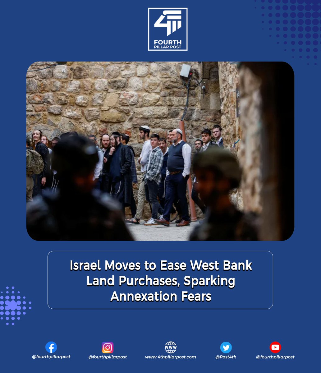 Israel has approved changes to West Bank land registration rules, making it easier for Israeli Jews to buy property in the occupied territory. Palestinians warn the move signals creeping annexation and tighter control over Hebron and holy sites. 
#WestBank #Hebron
