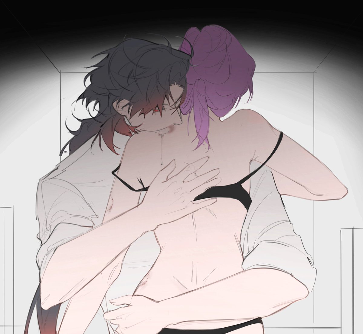chiei_ei8's tweet photo. Don't touch the wolf's prey
Quick sketch for Fleurly 
#kafblade #blafka #fanart https://t.co/FOGfts0QXx