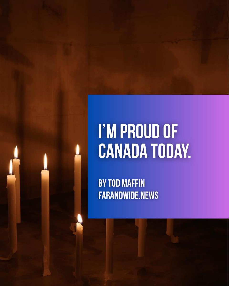 By Tod Maffin
 
I’m proud of Canada today. Yes, the day after one of the worst mass shootings in our nation’s history.

I’m proud that the leaders of our political parties spoke like human beings. They put out compassionate statements, not culture-war bait. Just grief, and the