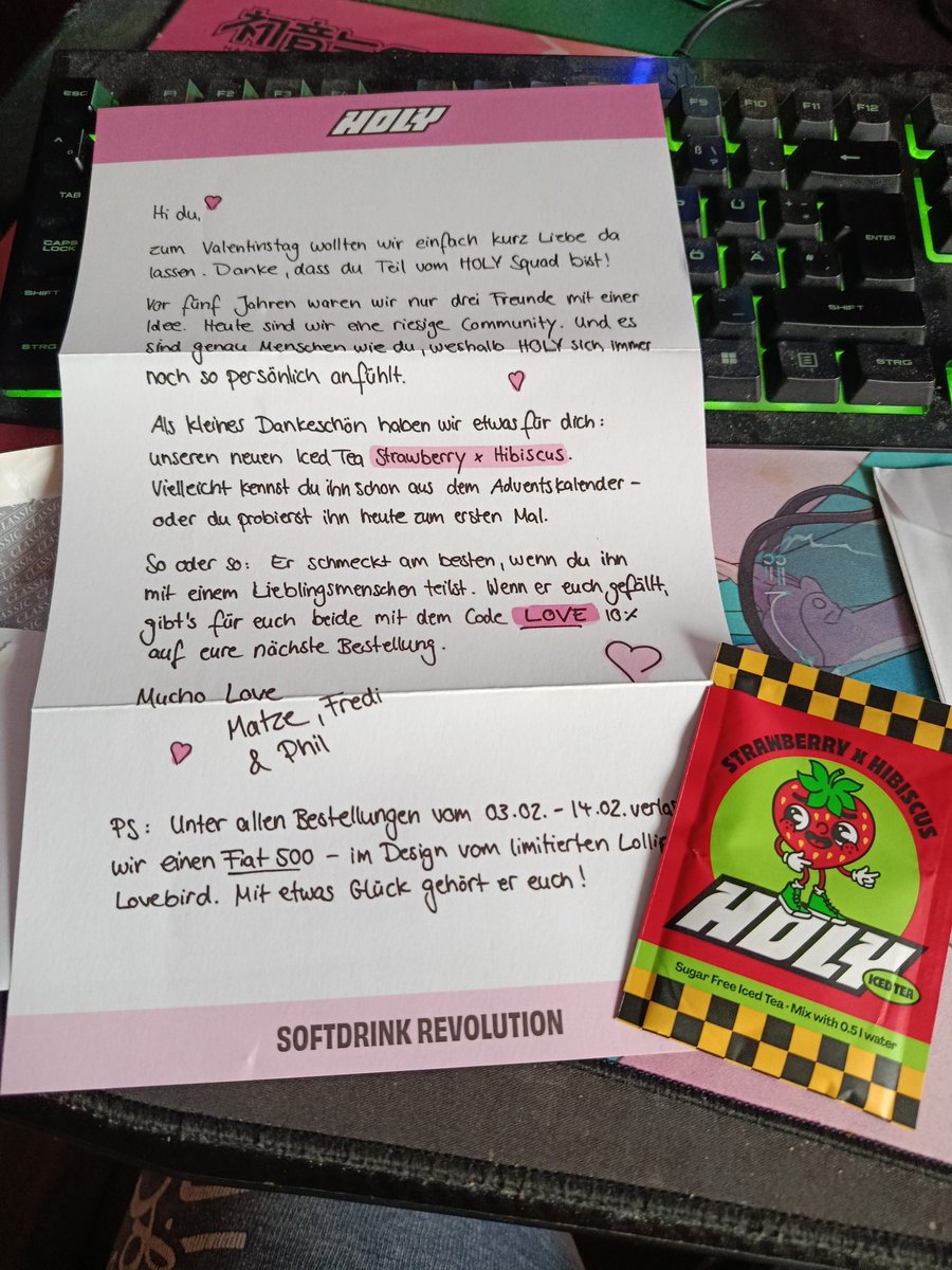 Grade im Briefkasten bekommen ❤️ wie süß ist das den von <a href="/holysquad_de/">HOLY Squad®</a>