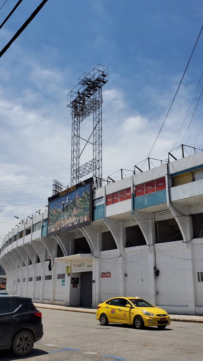 🔴 #Urgente | La #CONMEBOL reprograma la inspección lumínica del estadio Alejandro Serrano Aguilar para el 16 de febrero de 2026. En estos días se espera culminar los trabajos en el escenario deportivo y la instalación de la nueva iluminación.

#CiudadDeportiva