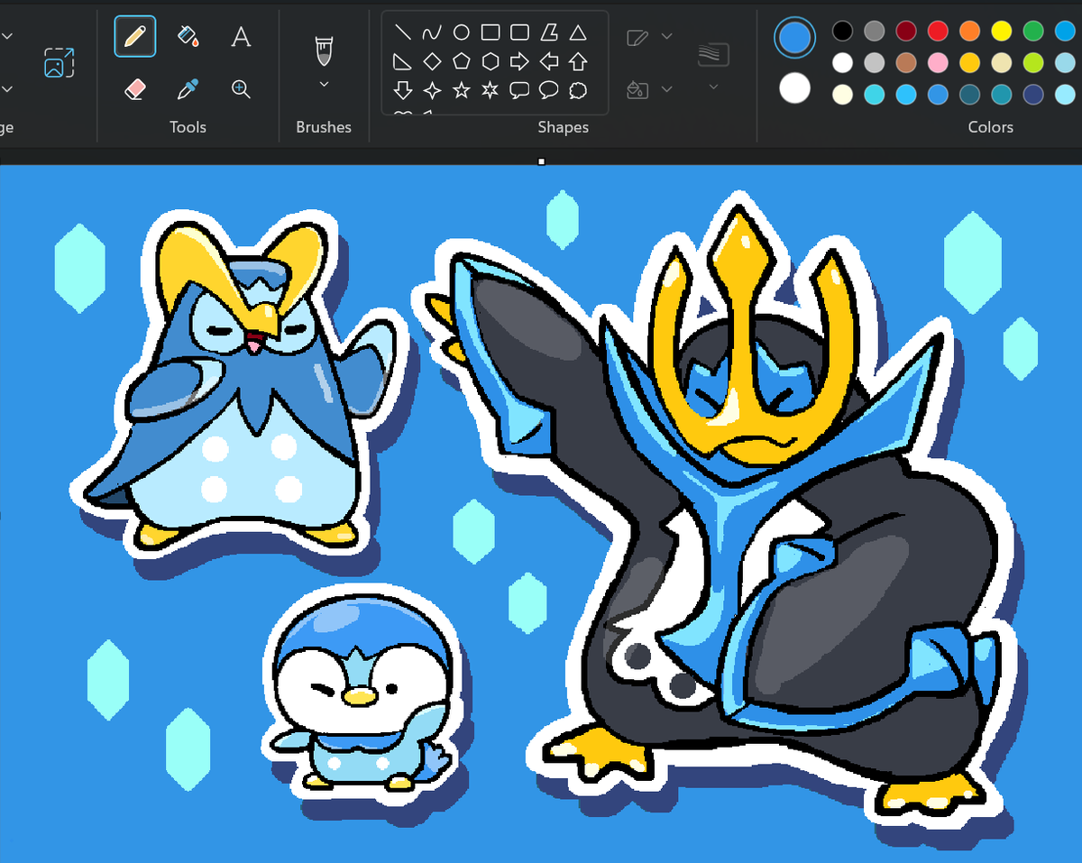 That wraps up Gen 4 in my starter doodle series! Next is Gen 5! ✏️

Which one is your favourite? 🌿🔥💧