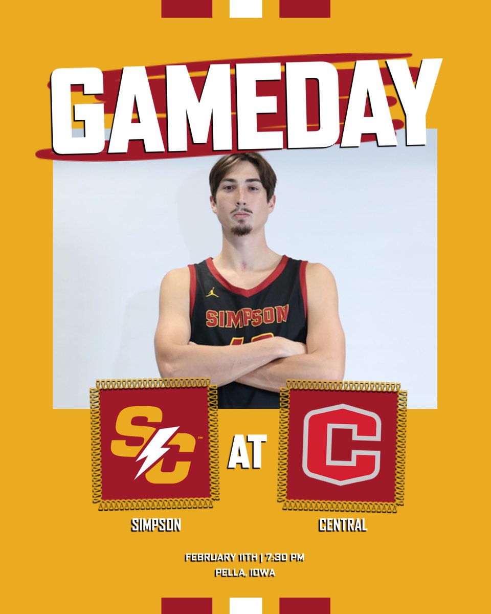 Simpson Men's Basketball tweet media