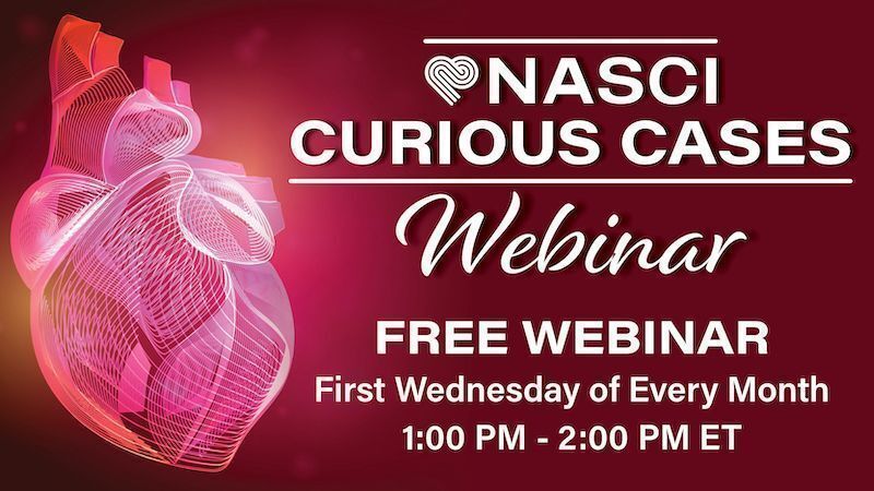 NASCISociety's tweet image. Our next #NASCI Curious Cases Webinar is TODAY, February 11, from 1:00pm - 2:00pm ET! 

This webinar series is FREE and participation does not require an RSVP. 

Learn More + Join the Webinar: nasci.org/curious-cases-… 

#NASCIcuriouscases
