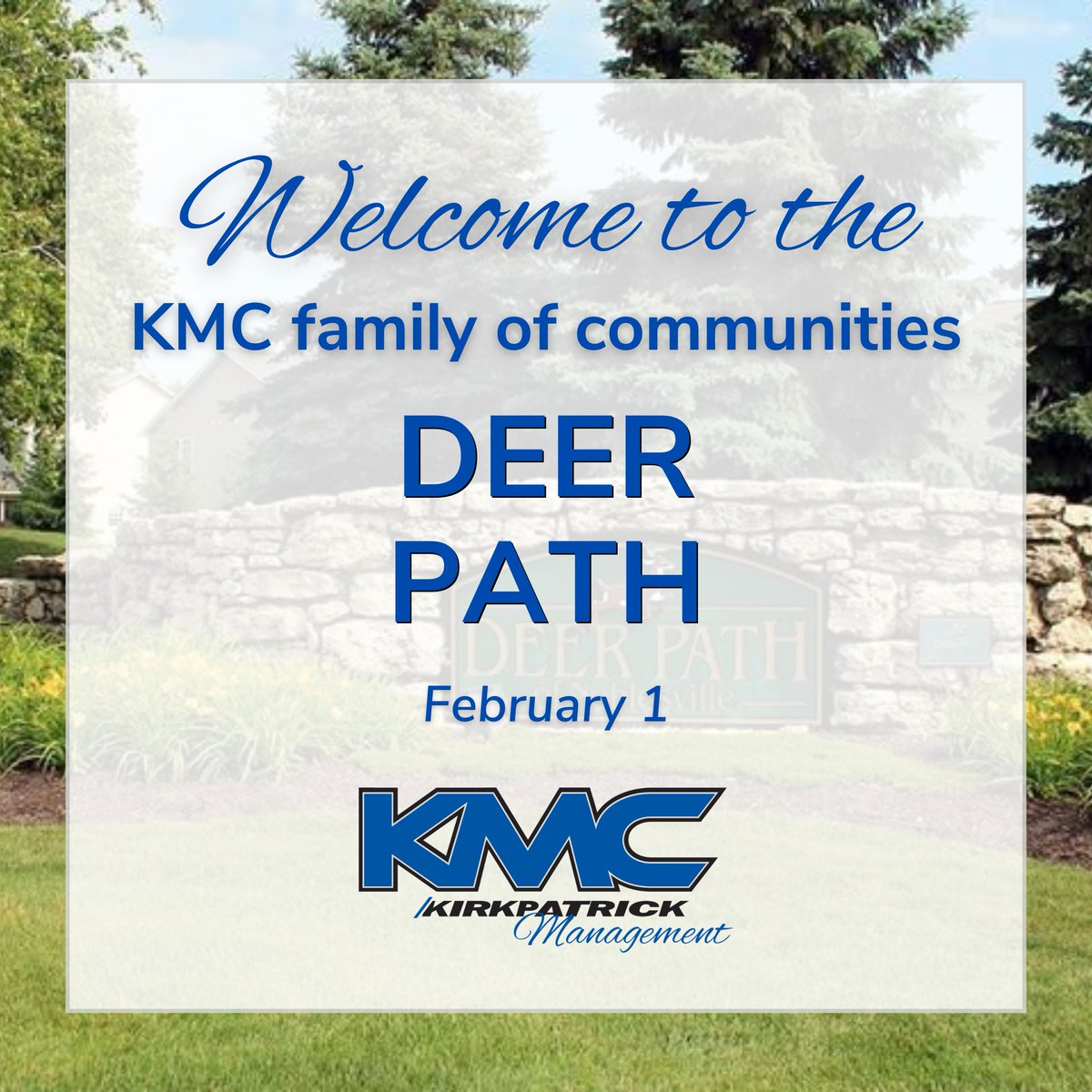 Welcome to the KMC family of communities!