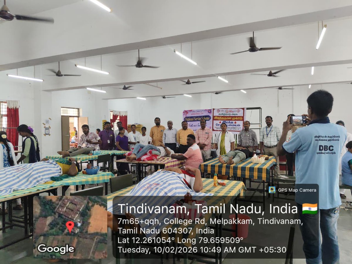 UTindivanam's tweet photo. UCET NSS Unit Blood Donation Camp (10.02.2026) 🩸
Successfully held at the Multipurpose Hall. Gratitude to all donors &amp; organizers for your life-saving support ❤️
Donate Blood, Save Life.
#BloodDonation #SaveLife #NSS #AnnaUniversity #UCET https://t.co/aGxhPwm0EJ