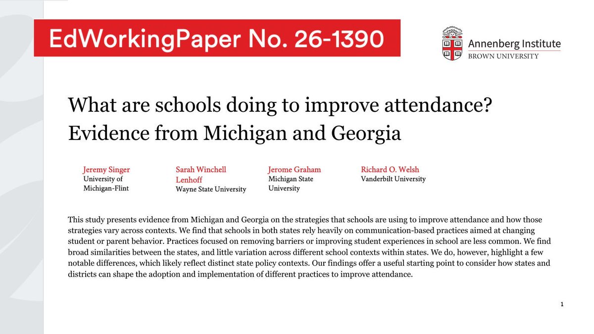 Annenberg Institute at Brown tweet media